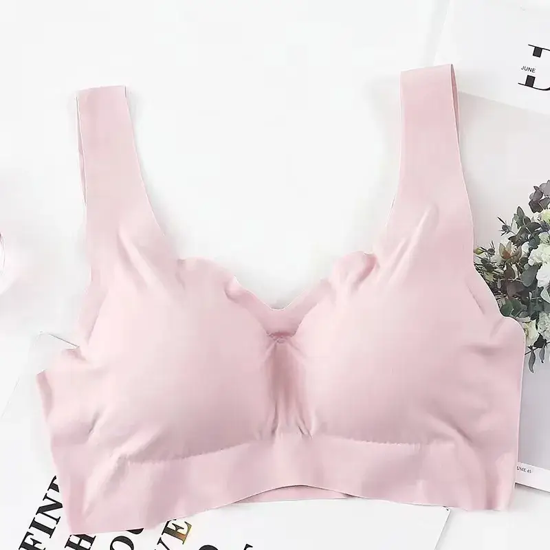 Ice Silk Seamless Bra Set of 6 Colors - Image 5