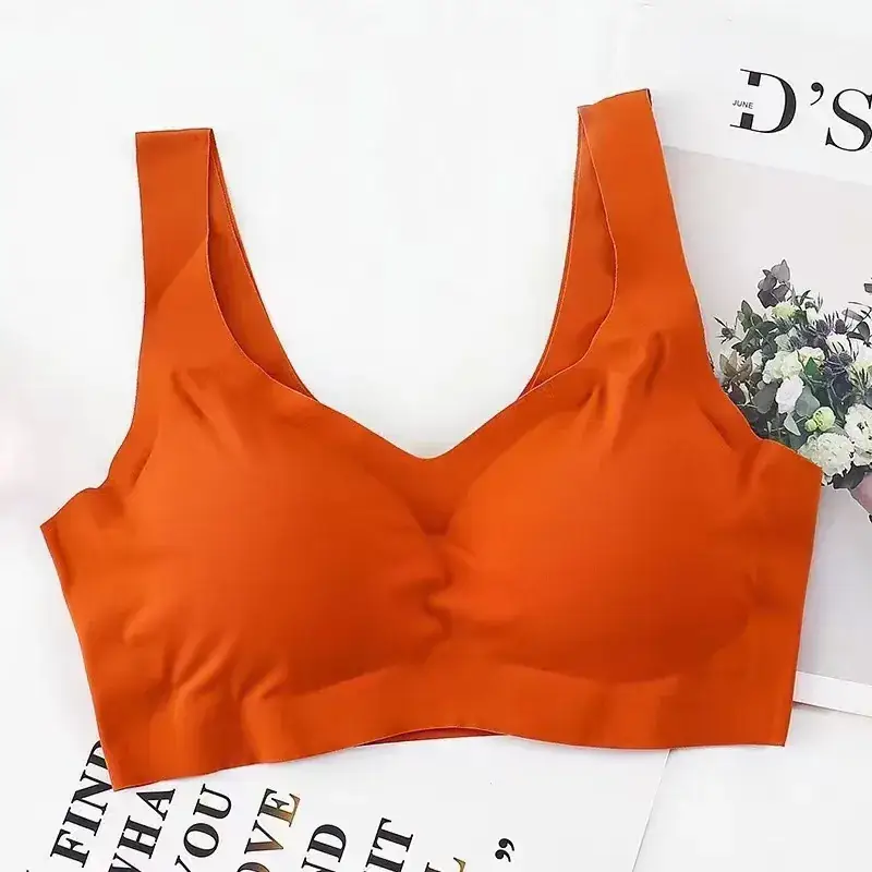 Ice Silk Seamless Bra Set of 6 Colors - Image 6