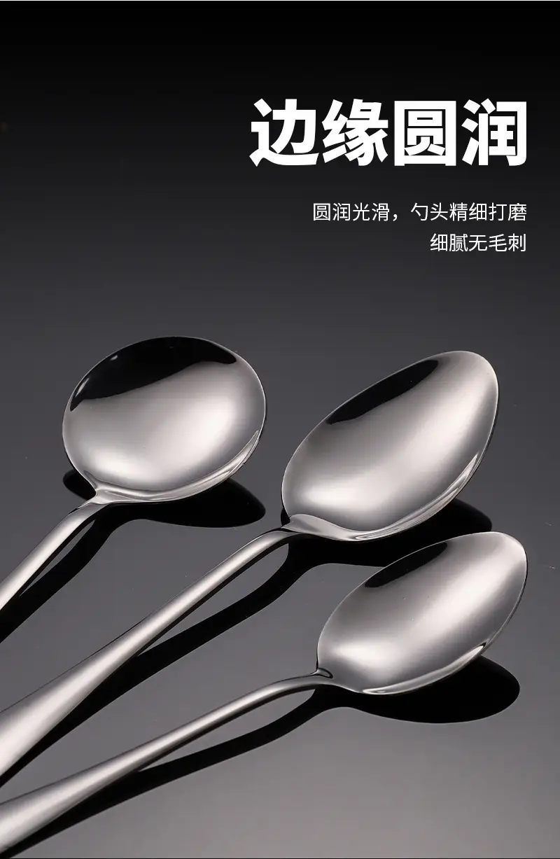 Stainless Steel Black Knife & Fork Spoon 36mm — feature 7