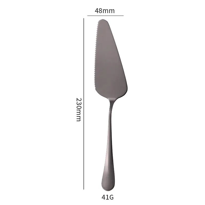 Stainless Steel Black Knife & Fork Spoon 36mm - Image 24
