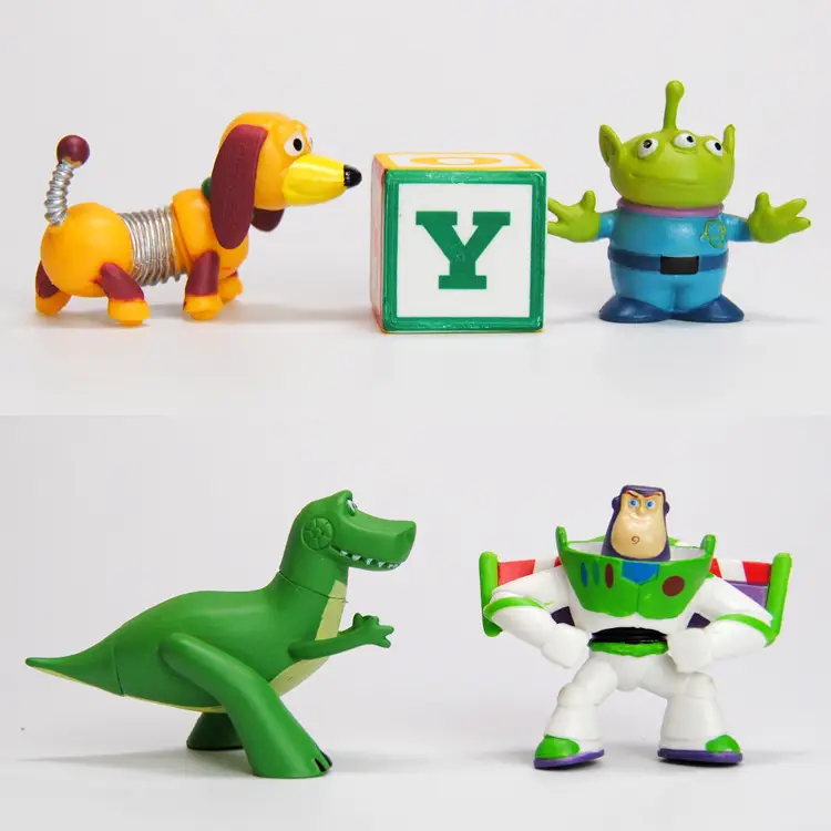 Toy Story 8-Piece Figure Set: Woody, Jessie, Buzz Lightyear, Hopper, Alien, Lotso Bear Figurines