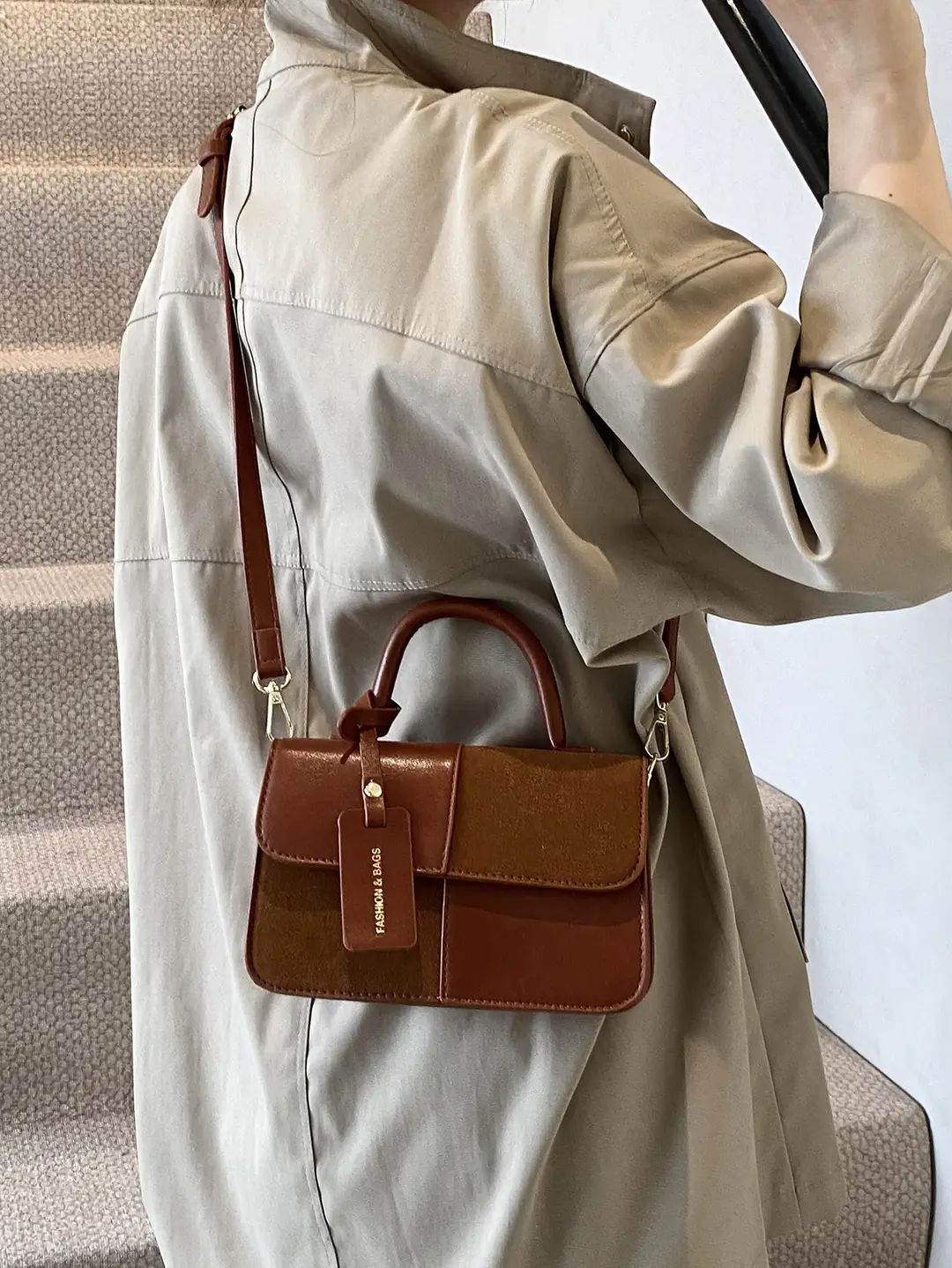 Women Vintage Shoulder Crossbody Bag Maroon 2024