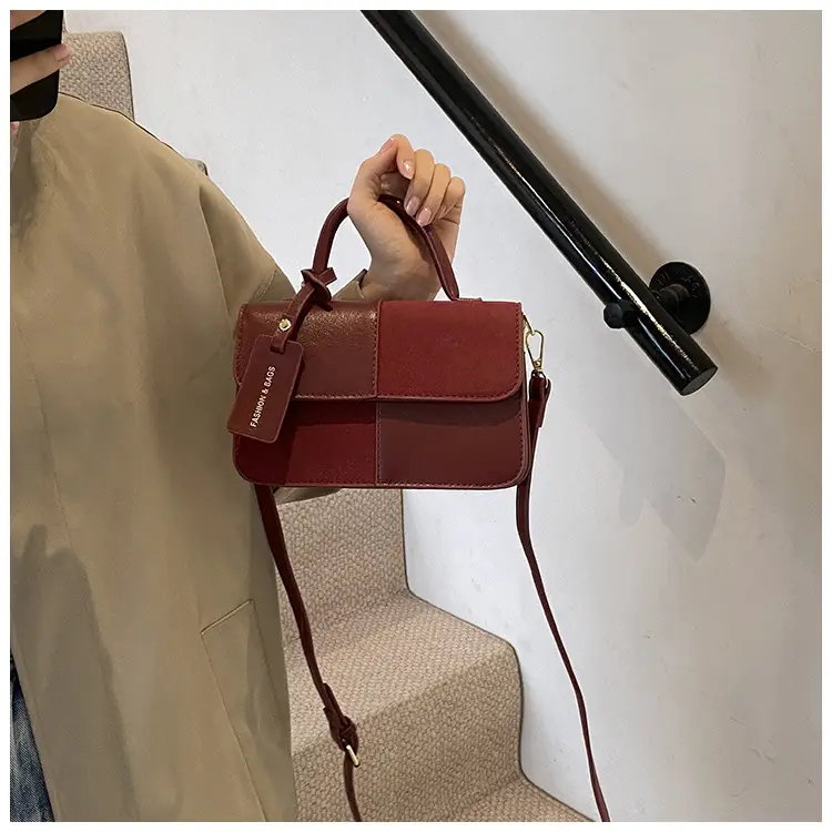 Women Vintage Shoulder Crossbody Bag Maroon 2024 — feature 25