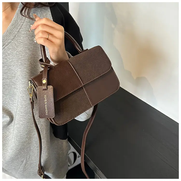 Women Vintage Shoulder Crossbody Bag Maroon 2024 — feature 28