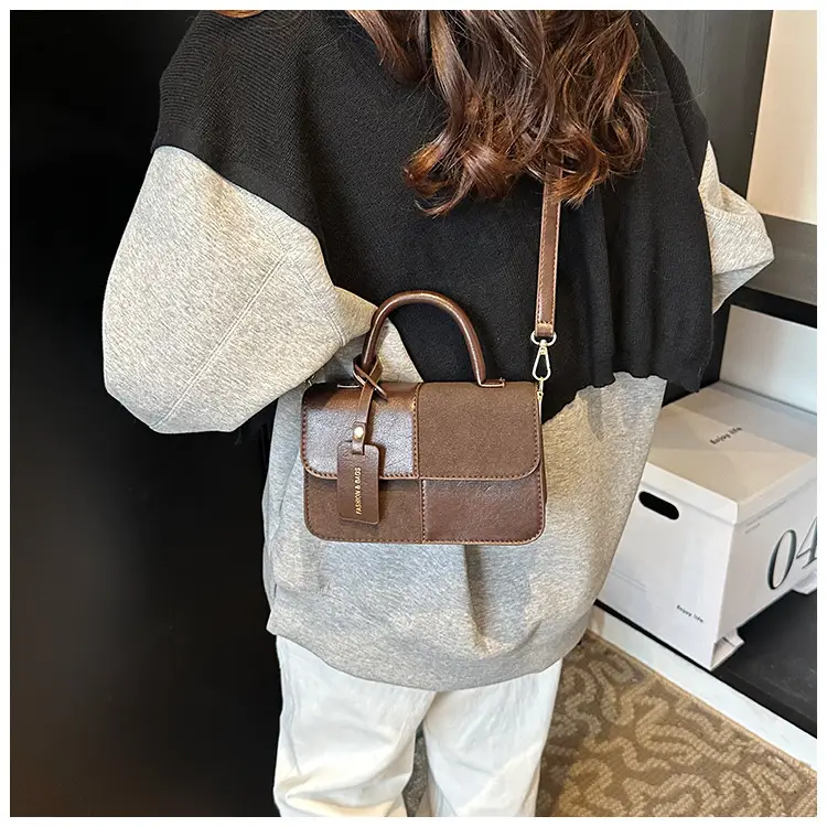 Women Vintage Shoulder Crossbody Bag Maroon 2024 — feature 33