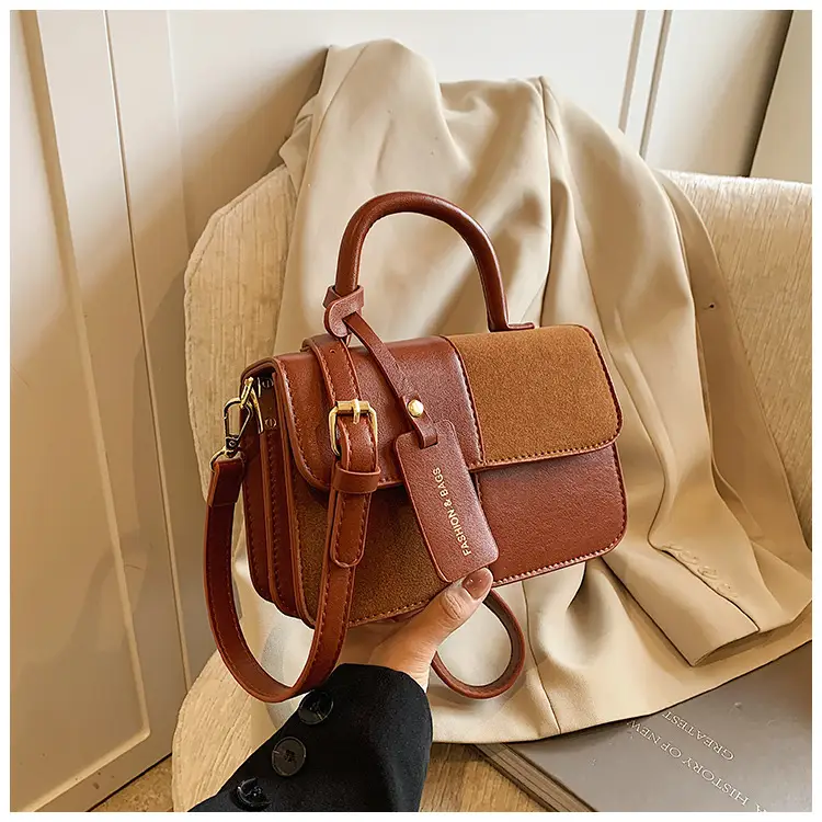 Women Vintage Shoulder Crossbody Bag Maroon 2024