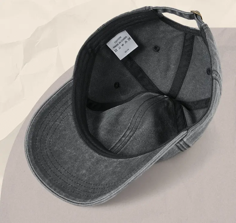 Light Blue Wolf Embroidered Baseball Cap for Women — feature 21