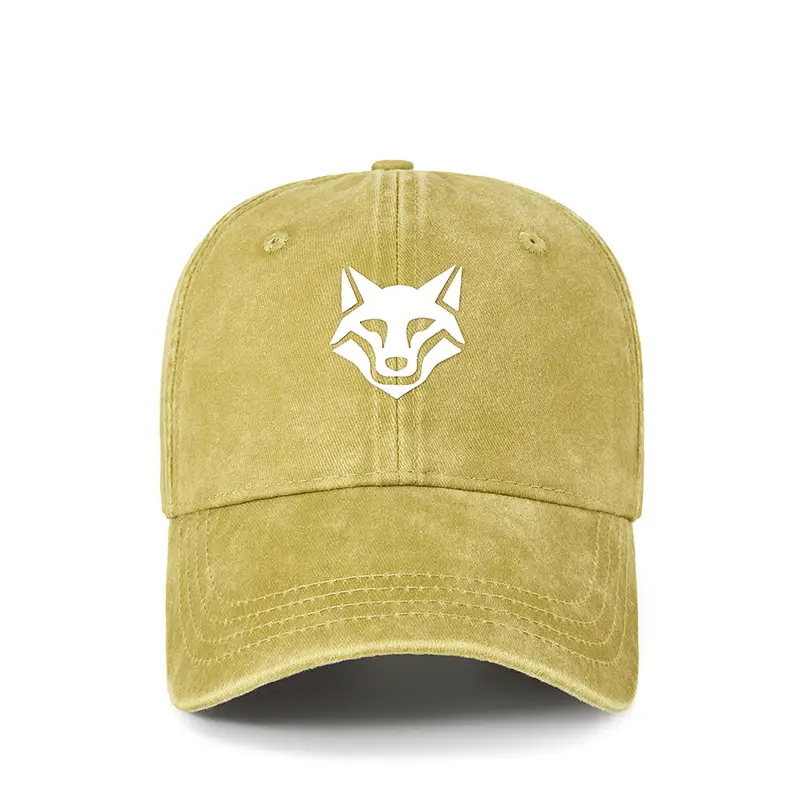 Light Blue Wolf Embroidered Baseball Cap for Women - Image 6