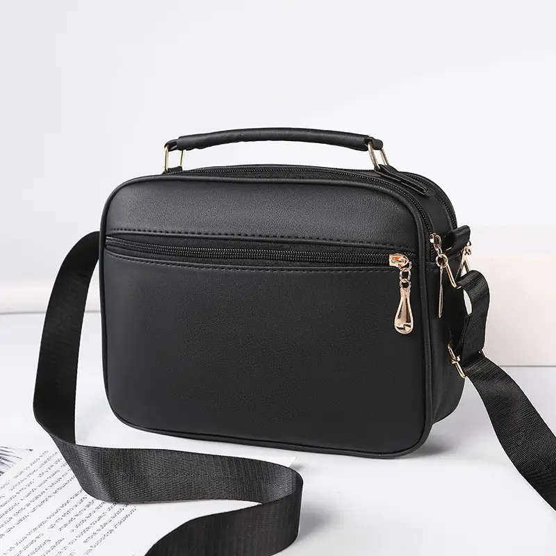 Black Quilted Crossbody Bag for Women 2025 - Image 9