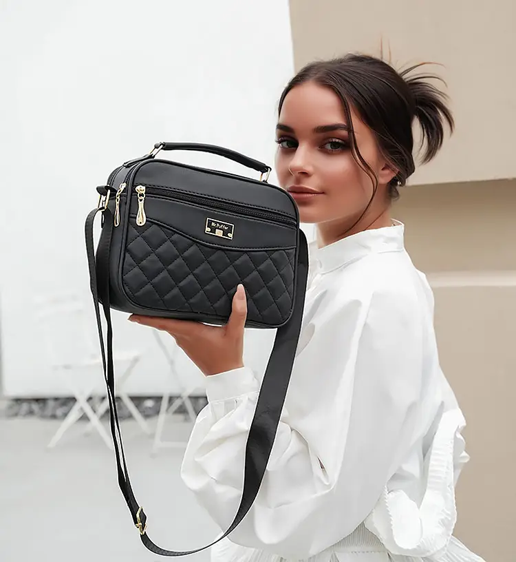 Black Quilted Crossbody Bag for Women 2025 — feature 16