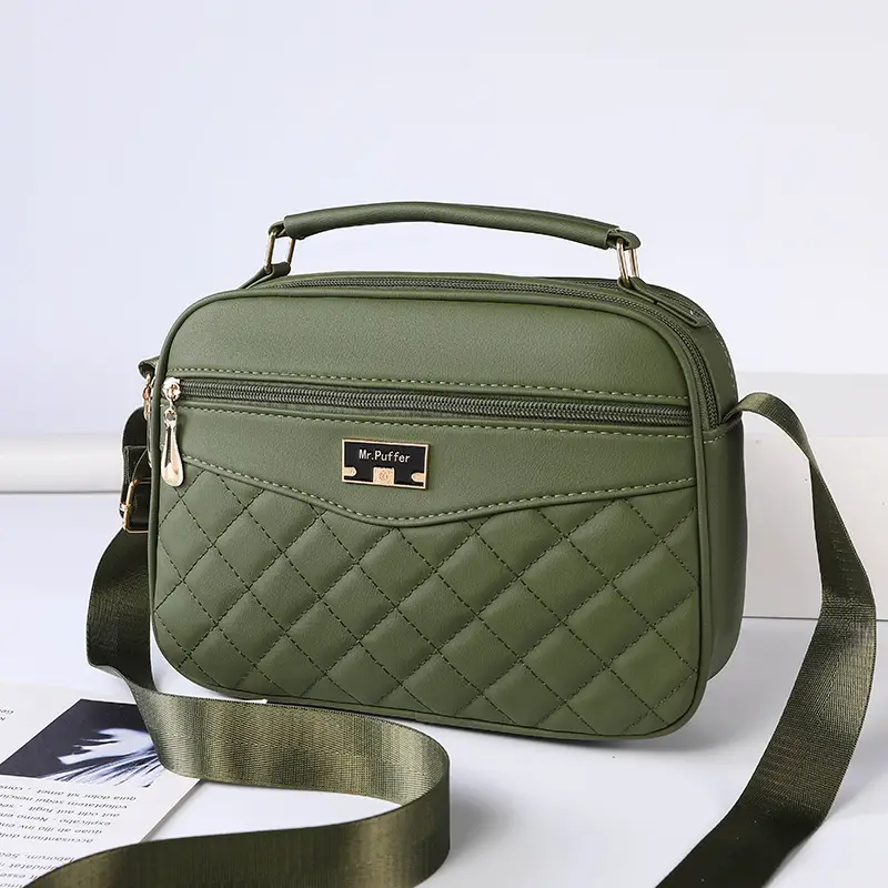 Black Quilted Crossbody Bag for Women 2025 - Image 6