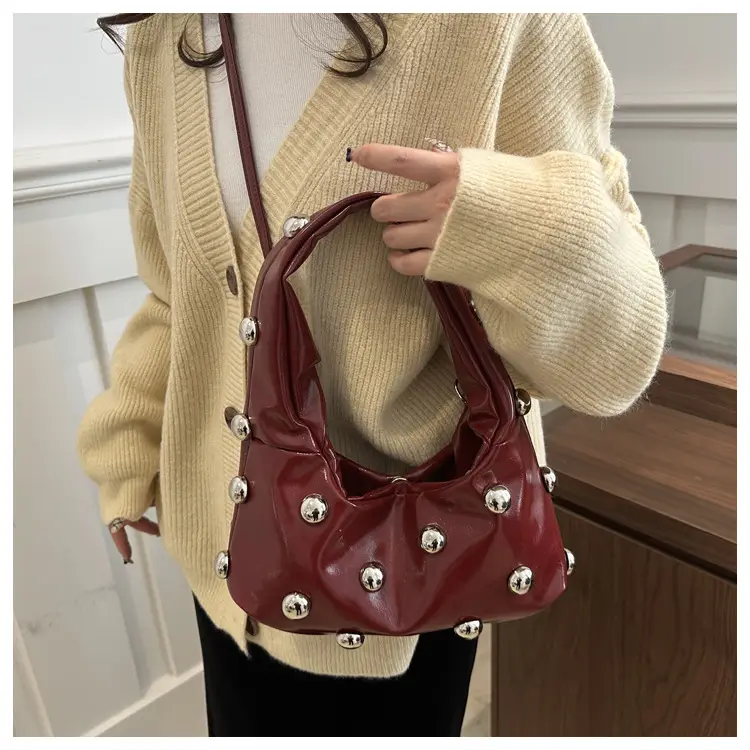 2024 Rivet Shoulder Crossbody Bag with Underarm Design — feature 13