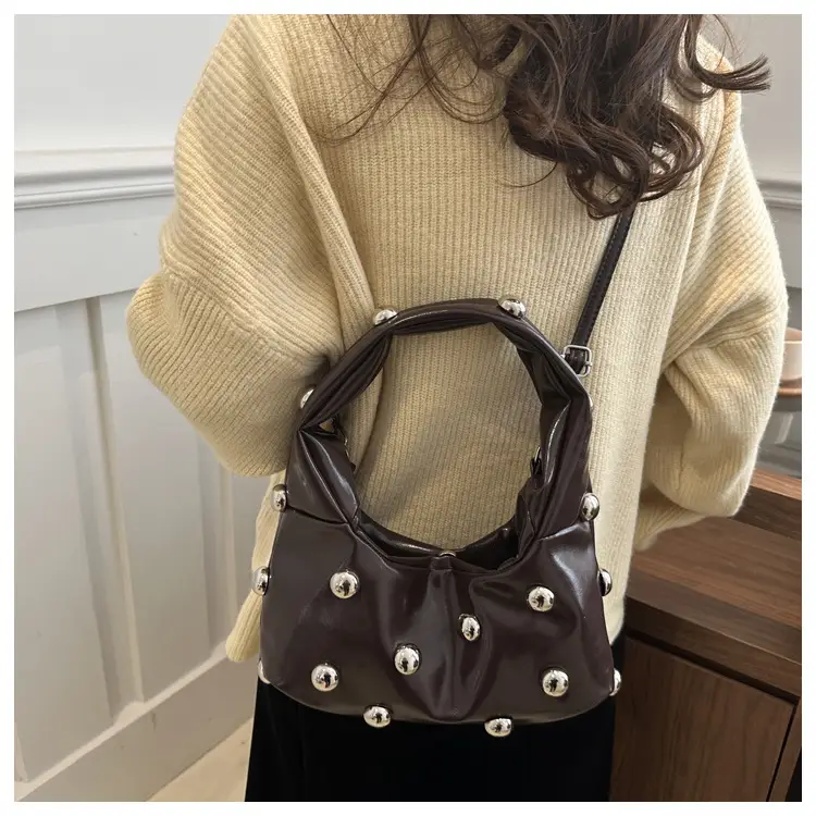 2024 Rivet Shoulder Crossbody Bag with Underarm Design — feature 16