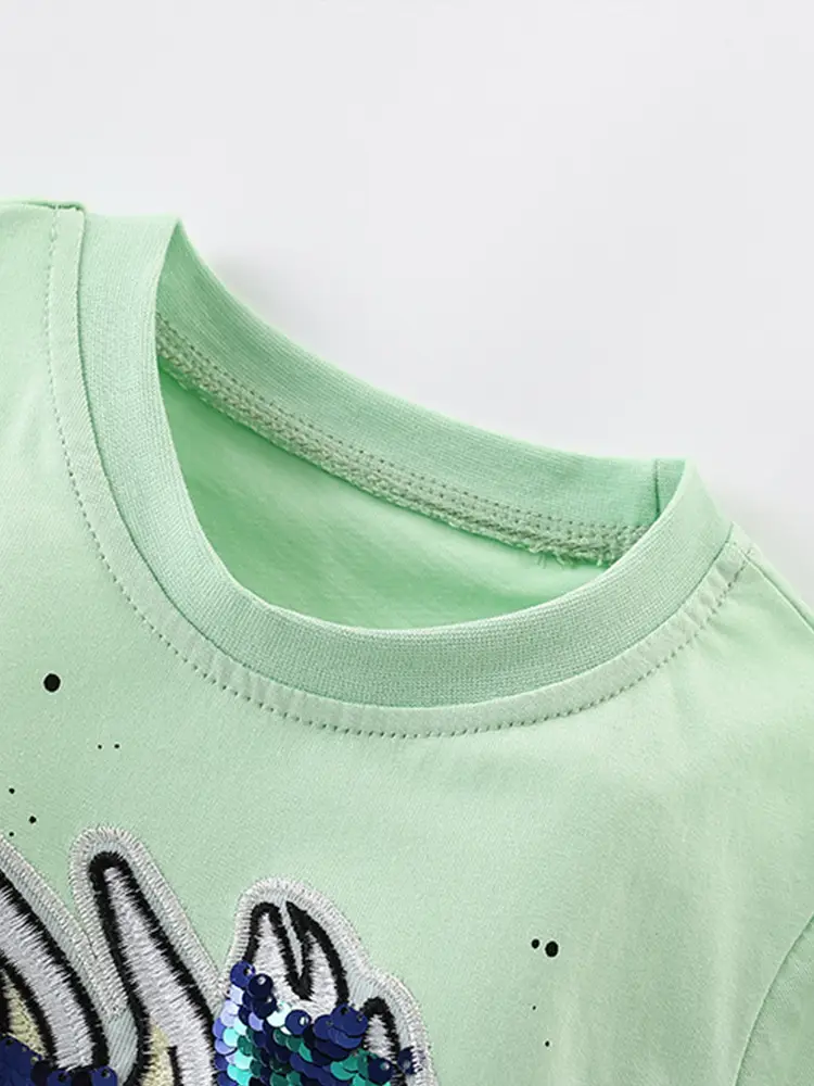 MLawee Boys Green Dragon Graphic T-Shirt Summer Casual