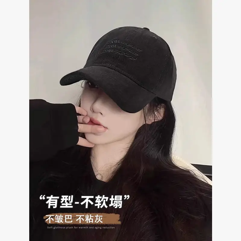 Women Red Baseball Cap 2024 Casual All-Match