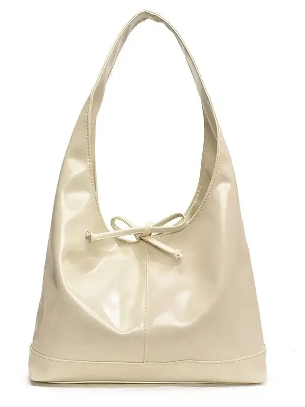 Women's 2024 Winter Leather Shoulder Bag Brown Large Capacity - Image 10