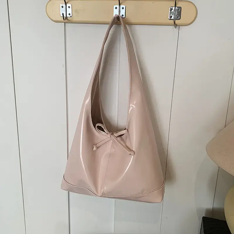 Women's 2024 Winter Leather Shoulder Bag Brown Large Capacity — feature 37