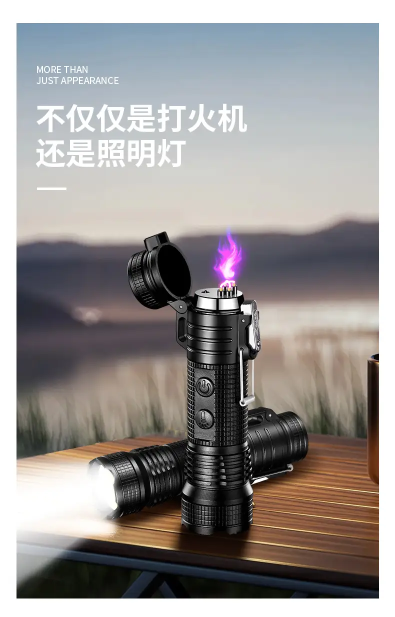Dual Arc Lighter Flashlight with Igniter & Waterproof — feature 3