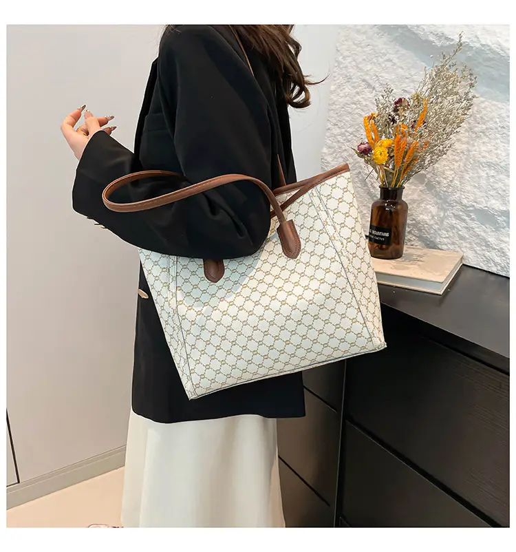 Women's New Commuter High-end Shoulder Bag Large Capacity Brown Monogram — feature 19