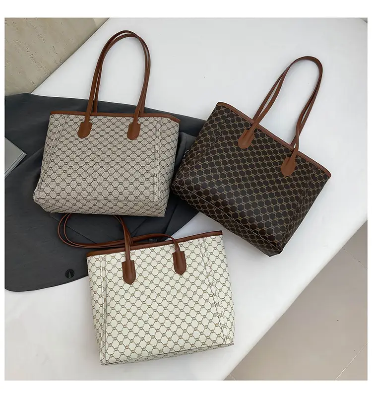 Women's New Commuter High-end Shoulder Bag Large Capacity Brown Monogram — feature 21