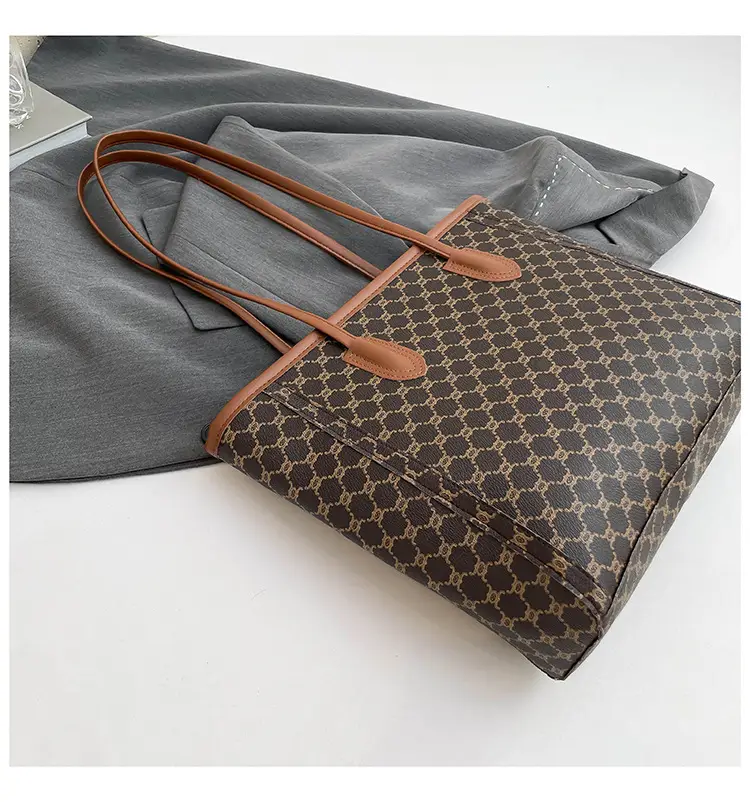 Women's New Commuter High-end Shoulder Bag Large Capacity Brown Monogram — feature 25