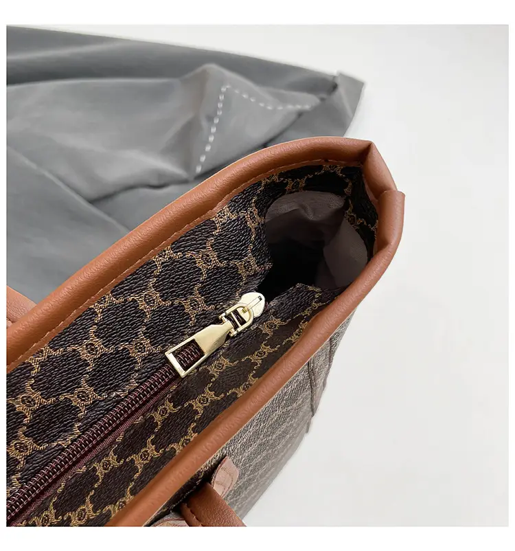 Women's New Commuter High-end Shoulder Bag Large Capacity Brown Monogram — feature 27