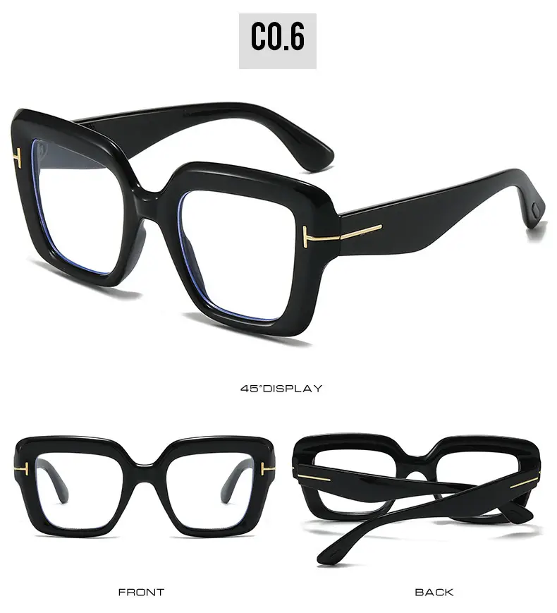 Black Frame Blue Sunglasses for Women — feature 16