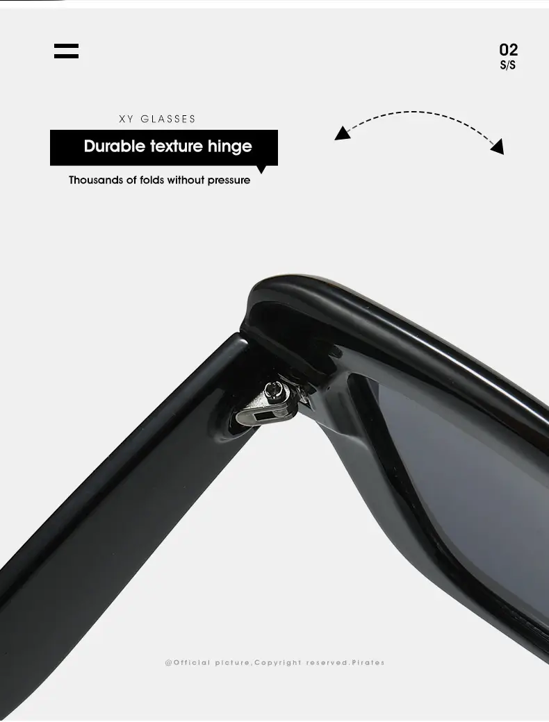 Black Frame Blue Sunglasses for Women — feature 18