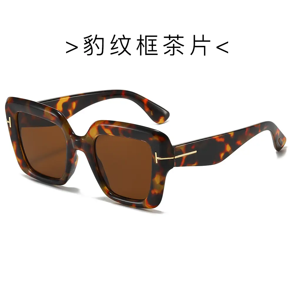 Black Frame Blue Sunglasses for Women - Image 4