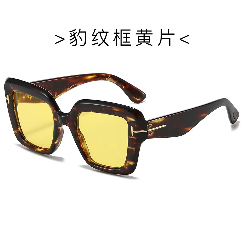 Black Frame Blue Sunglasses for Women - Image 5