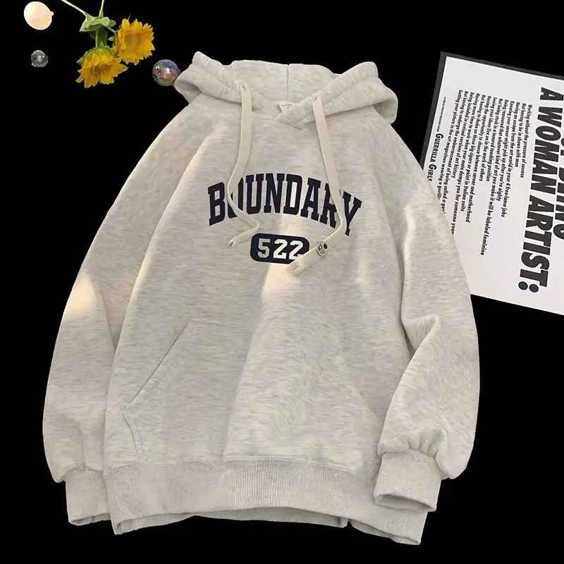 Wholesale sweater men's winter hooded sports sweater pullover Korean casual men's fleece-lined thickened top trend
