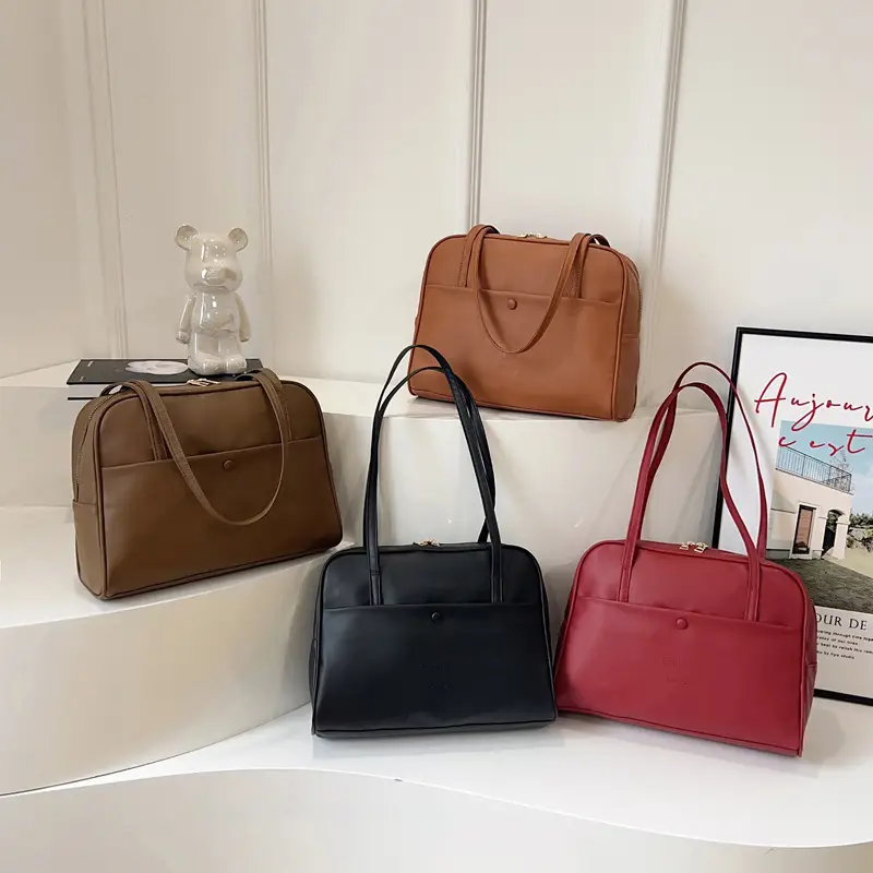 Women Retro Shoulder Bag Brown 2025 New - Image 8