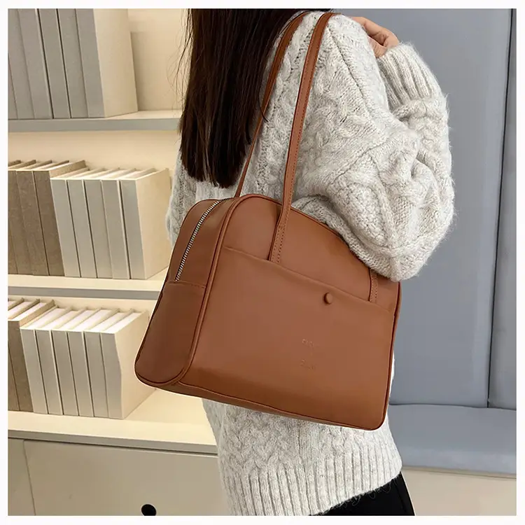 Women Retro Shoulder Bag Brown 2025 New — feature 10