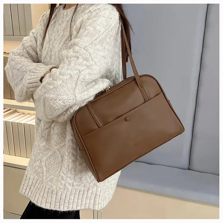 Women Retro Shoulder Bag Brown 2025 New — feature 11