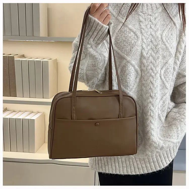 Women Retro Shoulder Bag Brown 2025 New — feature 13