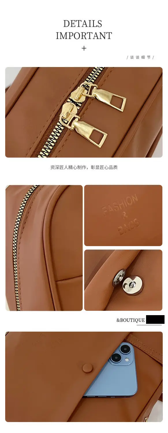 Women Retro Shoulder Bag Brown 2025 New — feature 5