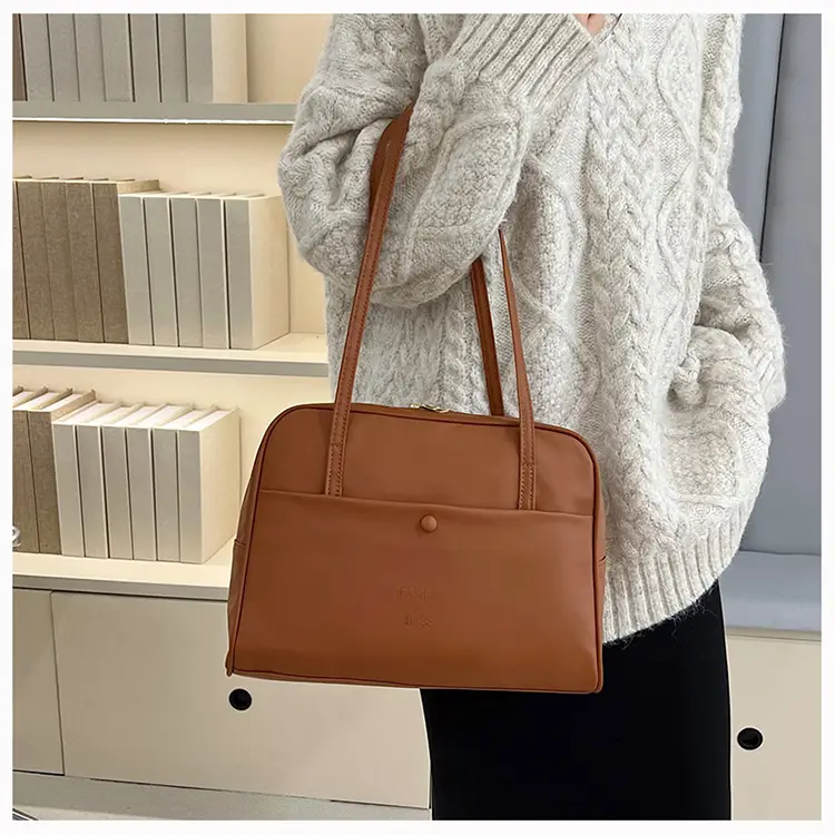 Women Retro Shoulder Bag Brown 2025 New — feature 8