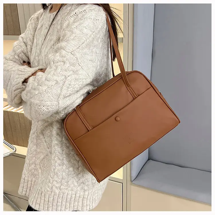 Women Retro Shoulder Bag Brown 2025 New — feature 9