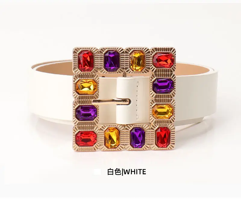New Diamond Alloy Belt for Women's High-end Fashion — feature 17
