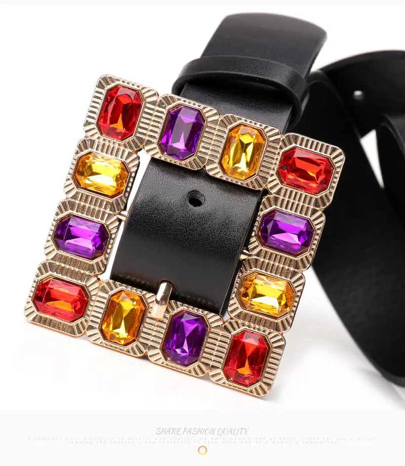 New Diamond Alloy Belt for Women's High-end Fashion — feature 20