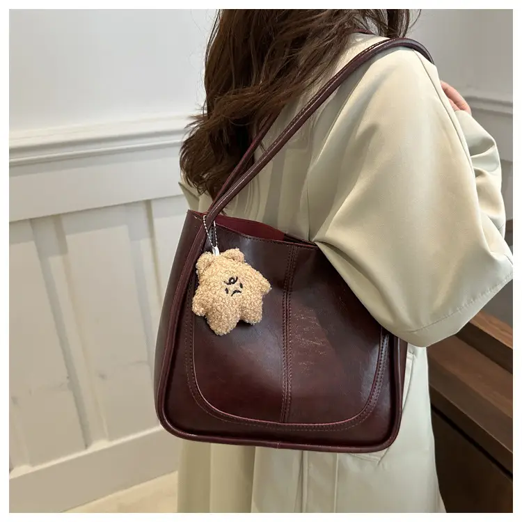 Retro Red Shoulder Bag Women 2025 Autumn Winter — feature 15