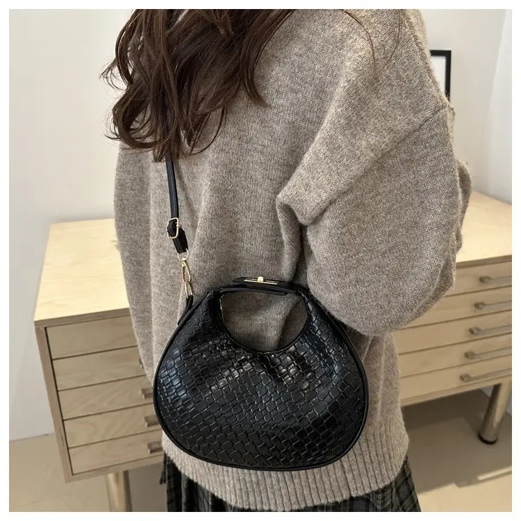 Brown Crocodile Leather Shoulder Bag 2024 — feature 19