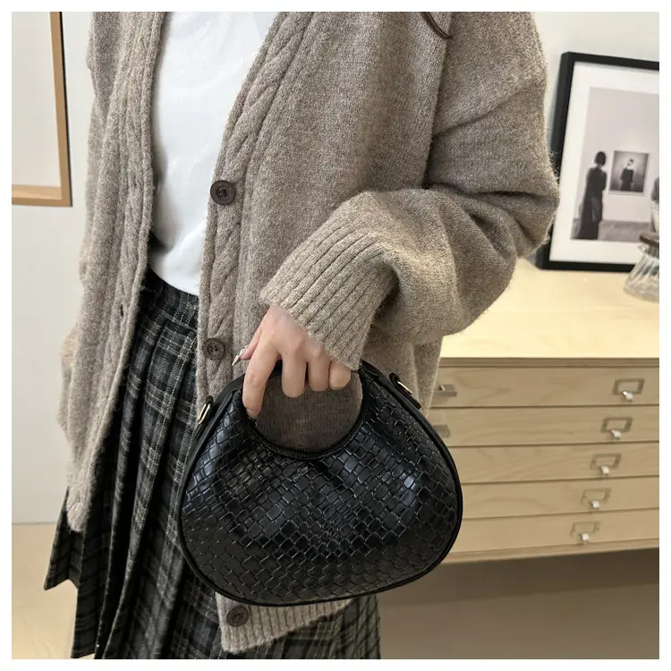 Brown Crocodile Leather Shoulder Bag 2024 — feature 20