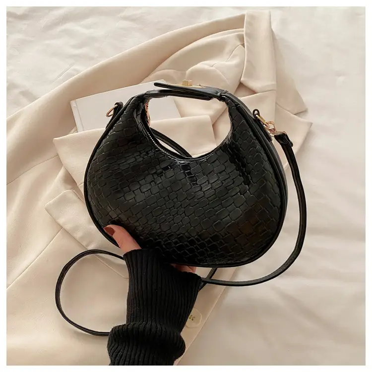 Brown Crocodile Leather Shoulder Bag 2024 — feature 22