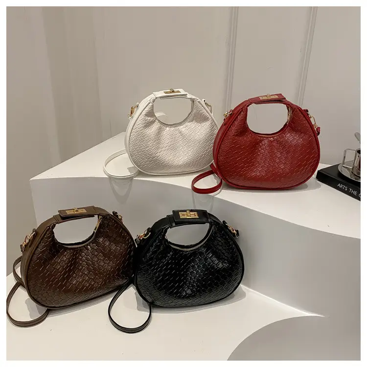 Brown Crocodile Leather Shoulder Bag 2024 — feature 25