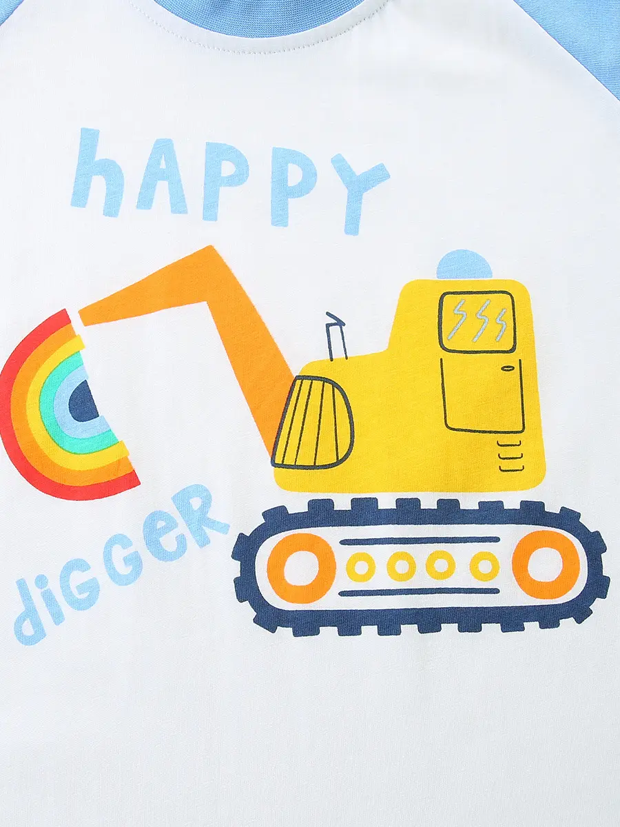 Happy Digger Boys T-Shirt 26 Summer Printed