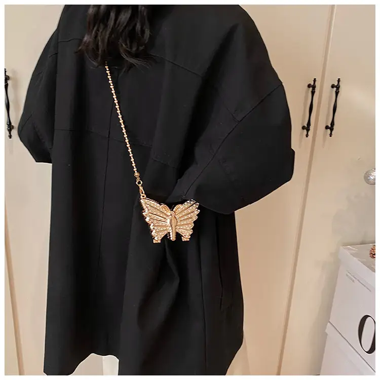 Butterfly Chain Bag for Women 2025 Mini Diamond Red — feature 11