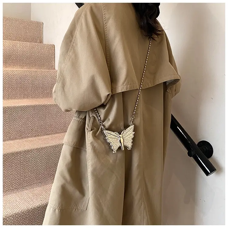 Butterfly Chain Bag for Women 2025 Mini Diamond Red — feature 14
