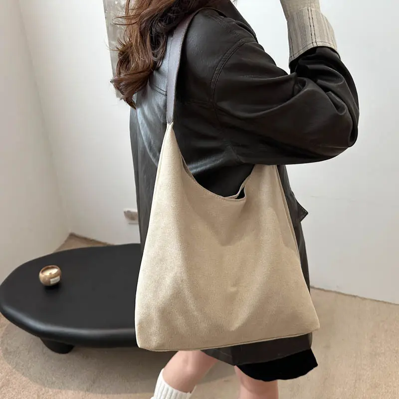 Retro Frosted Large Shoulder Bag Women 2025 - Image 9