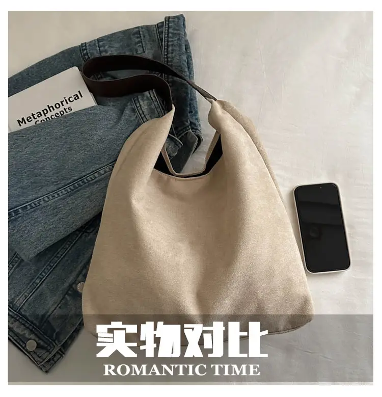 Retro Frosted Large Shoulder Bag Women 2025 — feature 2